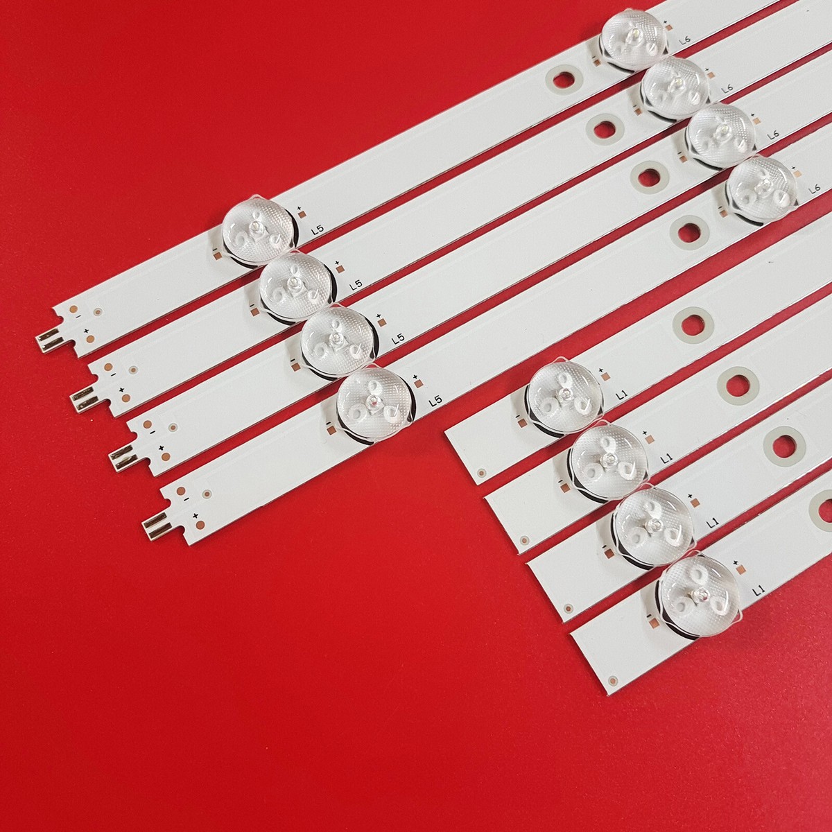 LED Strips(8) For Centek CT-8250 UHD K50DLX9US MS-L1255 V7 LED Strips(8) For Centek CT-8250 UHD K50DLX9US MS-L1255 V7