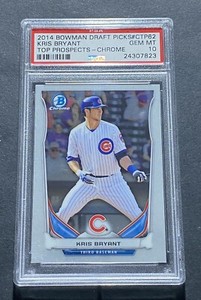 2014 Bowman Chrome Draft Kris Bryant Top Prospects #CTP-62 PSA 10 Cubs