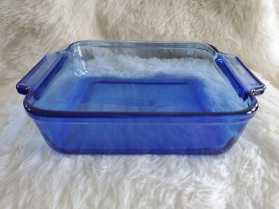 Anchor Hocking Cobalt Blue Glass Baking Dish