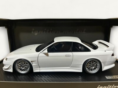 Ignition model 1/18 scale car VERTEX S14 Silvia White BBS RG