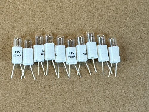 10 New Marantz Bi-Pin Lamps 12v 40mA Bulb Stereo Beacon 2235B 2240 2240B 2250 B
