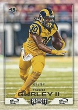 2016 Playoff Todd Gurley #/99 Los Angeles Rams Georgia 