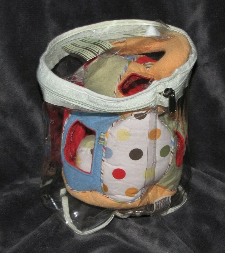 Estilo Bebé Estilo Bebé Suave Relleno Felpa Forma Clasificador Juguete Sonajero Carillón Rayas Punto Foto 3 de 3