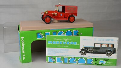 Eligor #1056 1926 Citroen 5 CV Fire Service Van France 2 7/8'' Mint W/Display/Box