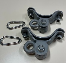 Swingset swing hangers,Galv. Steel pipe hangers, play set playground,3 1/2" PAIR