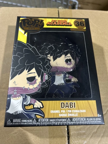 Funko pop pin my hero academia Dabi #36