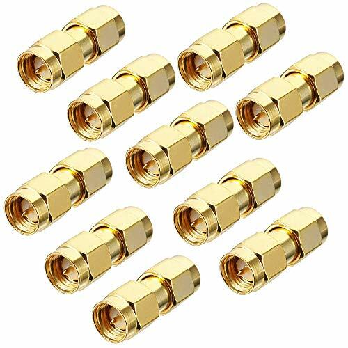 TengKo SMA Maschio a SMA Maschio Coassiale Adattatore RF Connettore SMA (t6q)