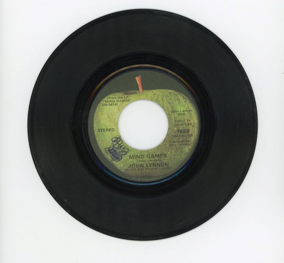 John Lennon Mind Games/Meat City Apple Record 1868 45RPM eBay