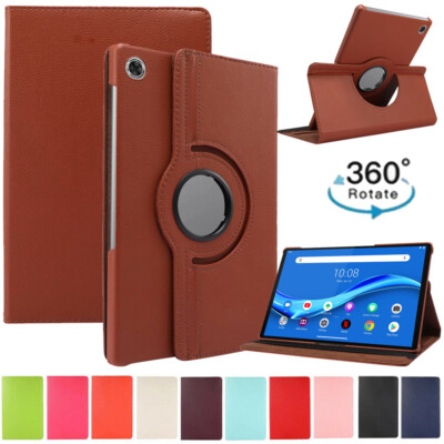 For Lenovo TAB M10 Plus/M10 HD/P11 Pro 360 Rotate Flip Stand Leather Case Cover