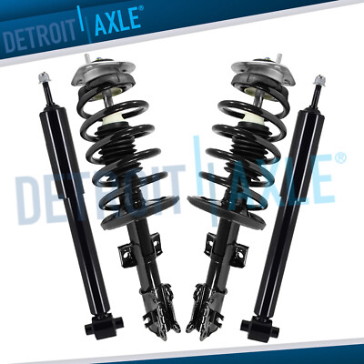 Front Struts w/ Coil Spring Assembly Rear Shocks Kit for 2003 - 2014 Volvo XC90