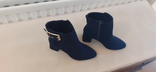 m&s navy ankle boots