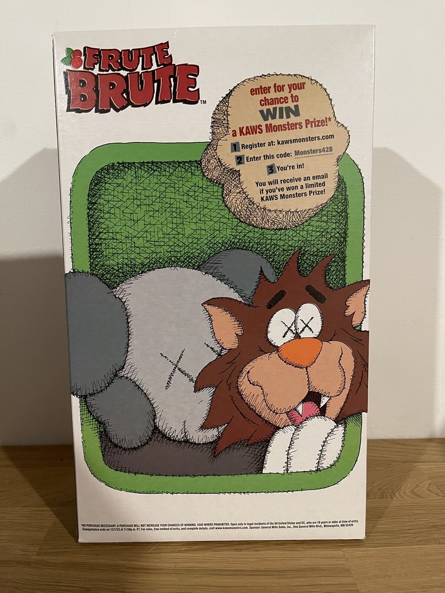 Monsters Cereal Kaws Frute Brute Cereal LIMITED EDITION 2022 | eBay