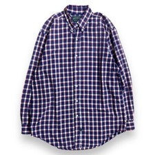 POLO COUNTRY RALPH LAUREN PONY Plaid Button Down Shirt Tops Men M Vintage 80's