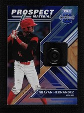 2018 Elite Extra Edition Prospect Materials Blue 1/10 Brayan Hernandez hg6