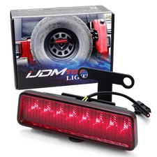 Smoke Lens Led Strobe Third Brake Lamp Wbehind Brackets For 07-17 Jeep Wrangler