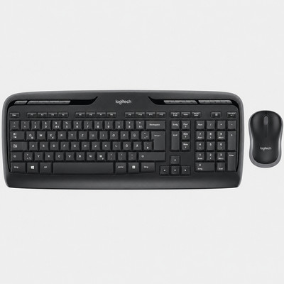 Logitech MK300 Funk Tastatur, Maus-Set DEUTSCH QWERTZ Schwarz #4