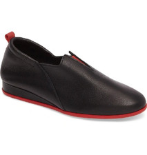 ARCHE Piaoko Flat In Noir/ Passion Leather Size 38