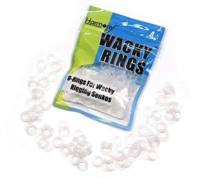 Wacky Rings (100pk)   O-Rings for Rigging 4-5  Senko (1/4  ID), Clear