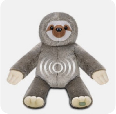 NWT Health Touch Soft Plush Sloth Huggable Massager Relaxing Vibrations