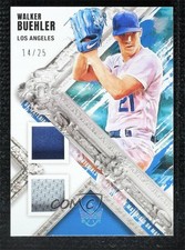2022 Diamond Kings DK Materials Holo Platinum Blue 14/25 Walker Buehler 02sw