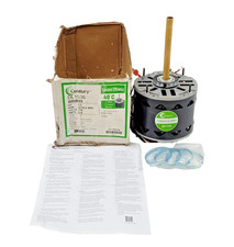 Century DL1036 Blower Motor, 3 Speed, 1/3 HP, 48, 1075 RPM, 115 VAC, NEW