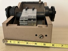 Vintage Biege Metal Rolodex Model 2254D Roll Cover Blank alphabet cards