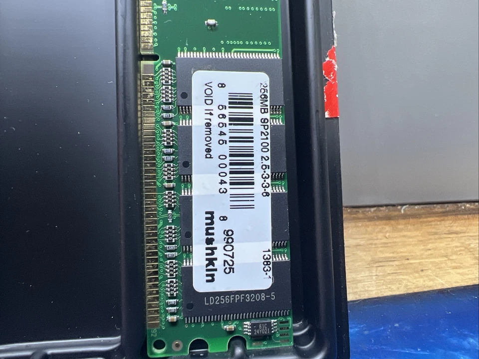 Lot of 3 - 256MB 128MB DDR Memory 133 MHz 266 MHz Infineon Mushkin Compaq Tested - Image 3 of 4