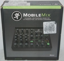 Nuevo mezclador portátil Mackie MobileMix de 8 canales alimentado por USB-sonido en vivo y transmisión