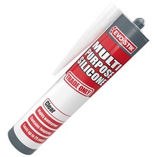 Image of Evo-Stik 483422 Multipurpose Silicone Sealant Clear C20 280ml