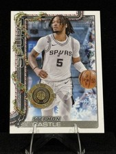 🔥🔥2025 Topps Holiday H158 - Stephon Castle - San Antonio Spurs🔥🔥