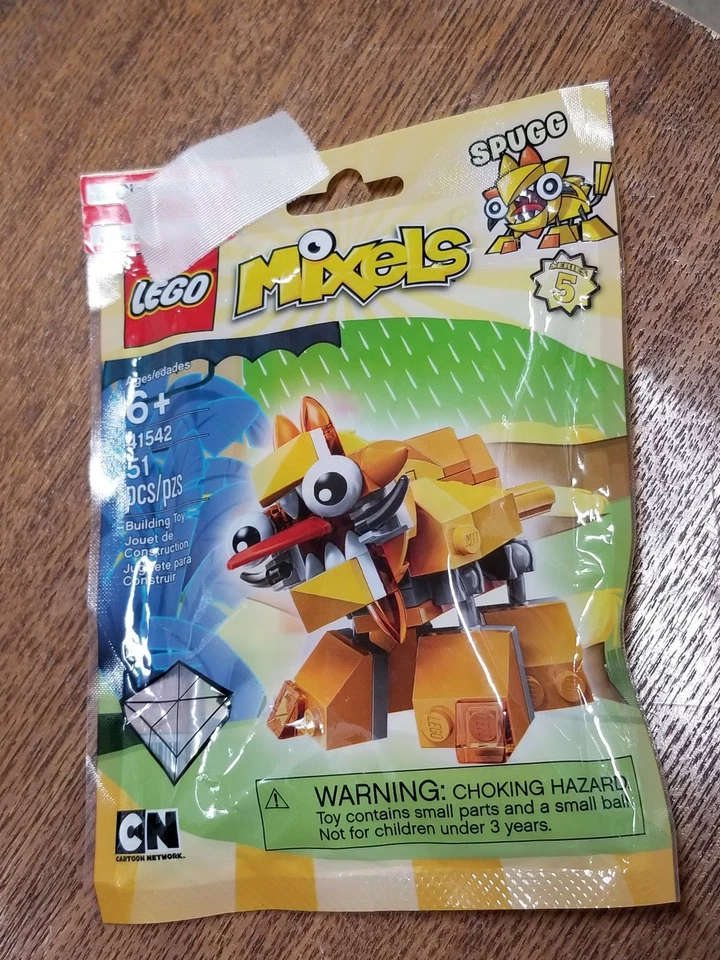 Lego 41542 MIXELS Spugg ORANGE Puppy Dog Tribe Lixers Polybag Action Figure USA - Image 3 of 4