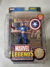 NEW  Marvel Legends Captain America Series 1 Bonus Comic Book Toybiz 2002 SEALED
