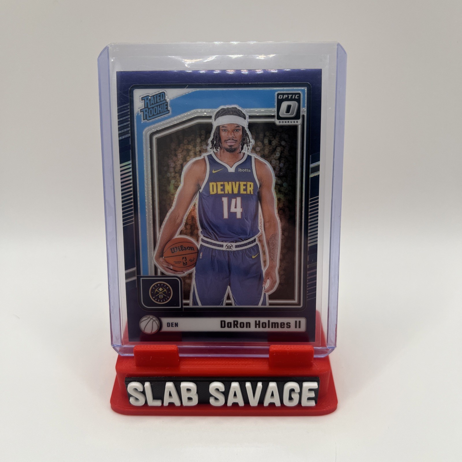 DaRon Holmes 2024-25 Panini Donruss Optic - Rated Rookie #262 Purple Prizm (RC)