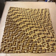 Hand Crafted Crochet Baby Blanket Gender Neutral GZ 