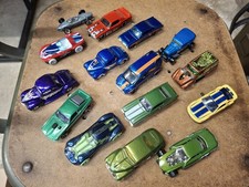 Lot Of 15 Mattel Hot Wheels 1:64 Muscle Cars 1999 - 2014 Malaysia Cougar Mustang