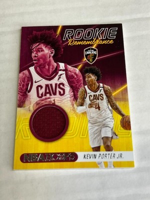 2020-21 Panini NBA Hoops Kevin Porter Jr Rookie Remembrance Jersey Relic Cavs E6