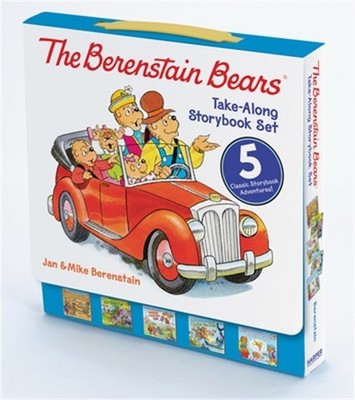 The Berenstain Bears Take-Along Storybook Set: Dinosaur Dig, Go Green, When I Gr