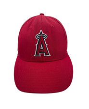 Los Angeles Anaheim Angels Mens '47 Brand Red Snapback MLB Hat Cap Logo Patch