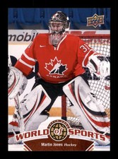 199 Martin Jones 31 Canada 2010 Upper Deck Hockey Sports Trading Card