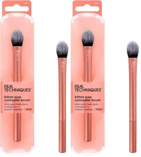 Brightening Concealer Makeup Brush, Kitten Paw Brush for under Eyes, Face Brush 