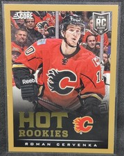 Roman Cervenka 2013-14 Panini Score Hot Rookies Gold Parallel Card #623