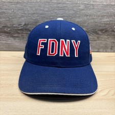 FDNY Hat Cap Strap Back Blue Fire Department New York City First Responder USA