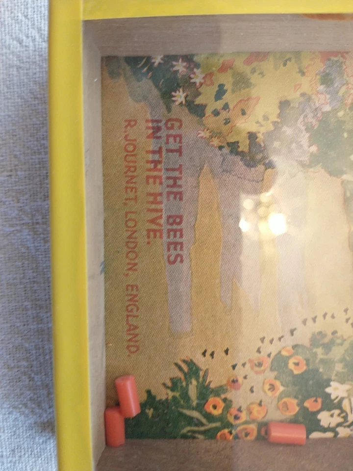 Vintage Beehive Dexterity Puzzle, R. Journet London England, Yellow Box Pp 81 - Image 3 of 4