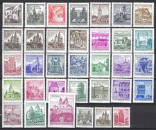 Freimarken Bautenserie &uuml;berkomplett postfrisch