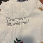 Norman Rockwell Christmas Quilt Wall Hanging 31x54.5” Vtg Decor Hand quilted — photo 4