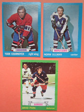 1973-74 Topps Hockey: Yvan Cournoyer, Brad Park, Norm Ullman - Good to VG
