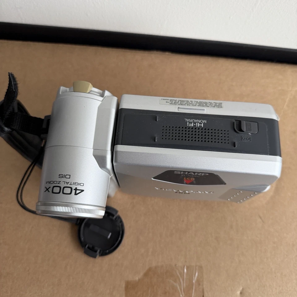 Sharp Viewcam VL-AH160u Hi-8 Camcorder Camera 8mm No Battery Tested Manual Cable - Image 2 of 4