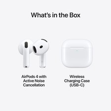 Image of Apple AirPods 4 (4th Gen) with Active Noise Cancellation - Brand New Sealed