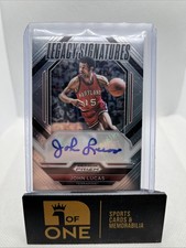 2023 Prizm Draft - Legacy Signature - John Lucas - Maryland