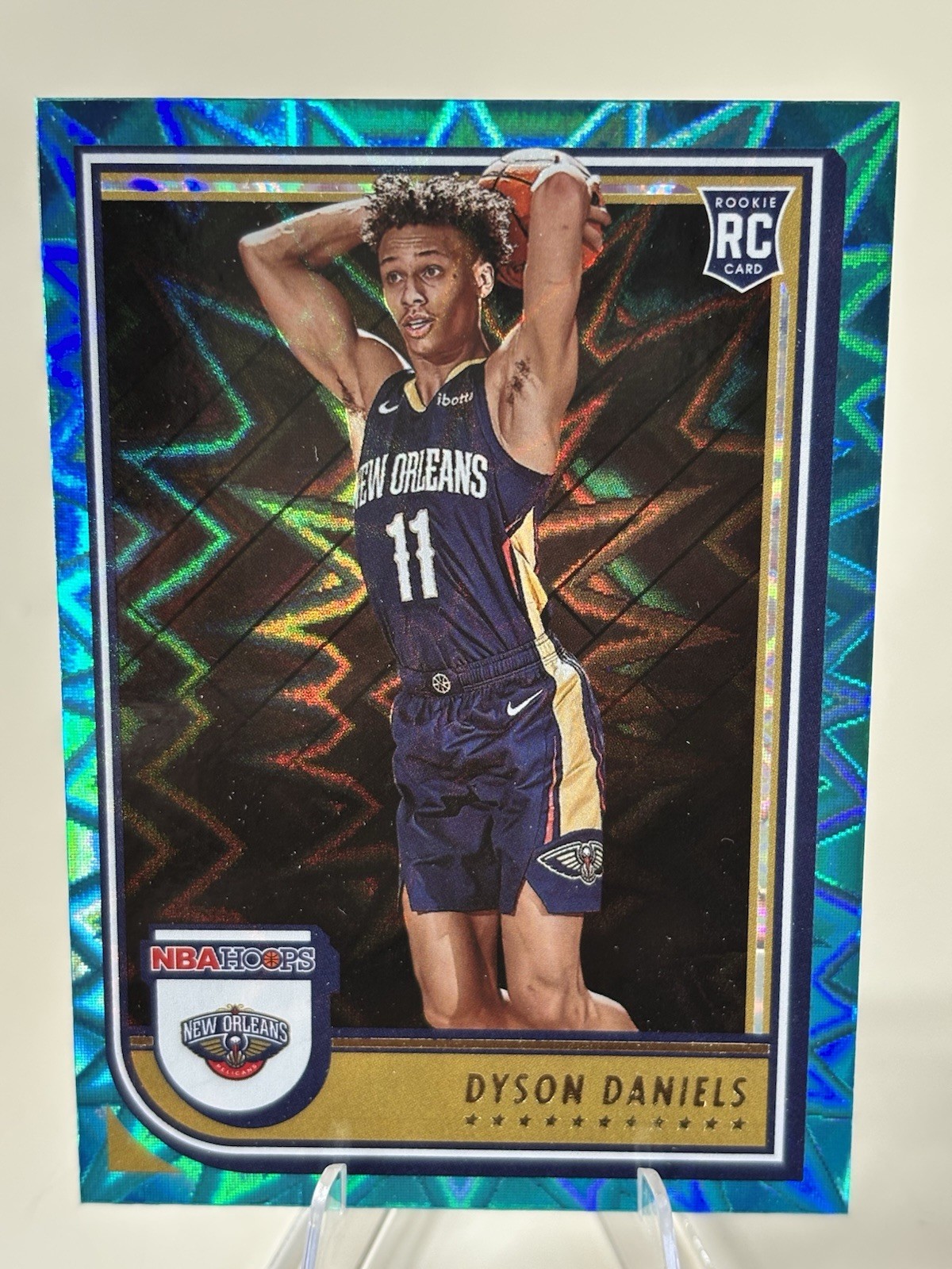 2022-23 Panini NBA Hoops - Rookies Dyson Daniels #238 Teal Explosion (RC)